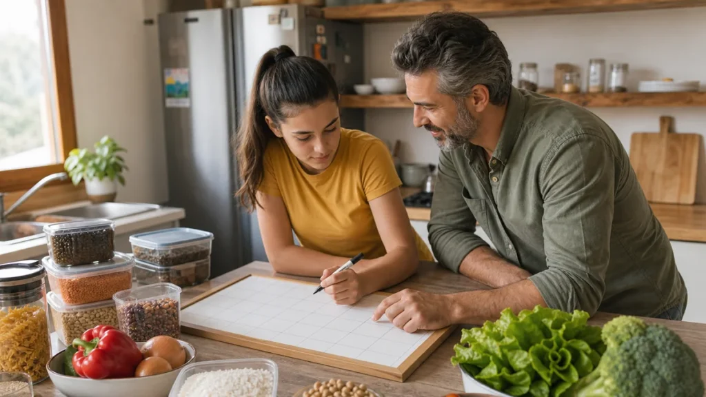 La planificación de comidas puede ahorrar tiempo y decisiones